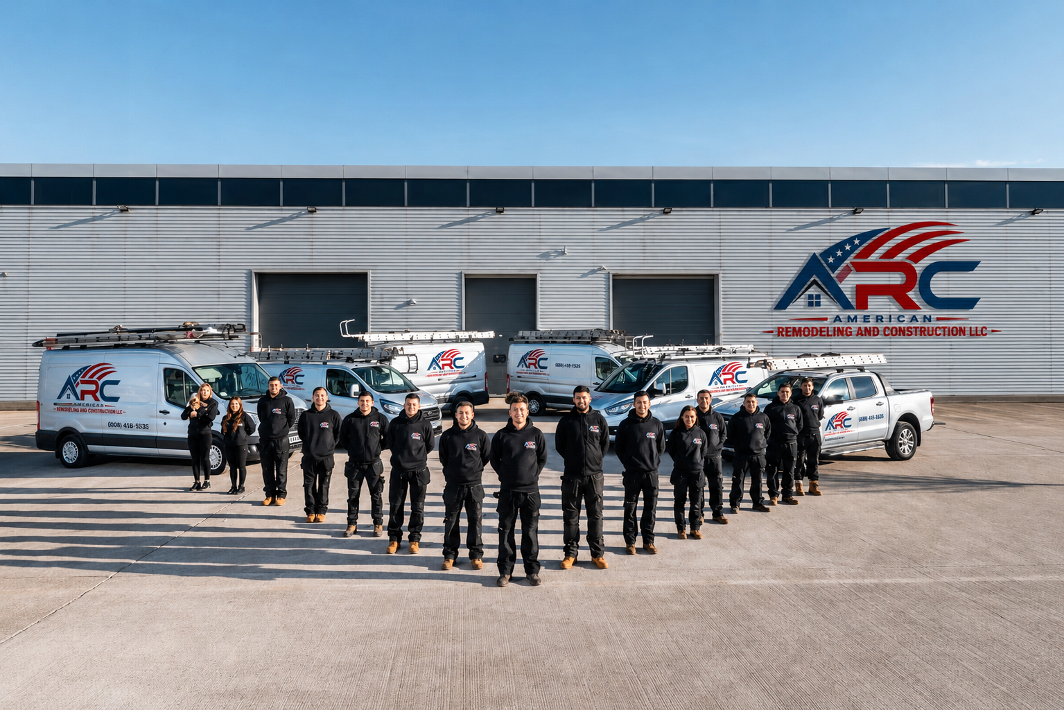 Our team at work